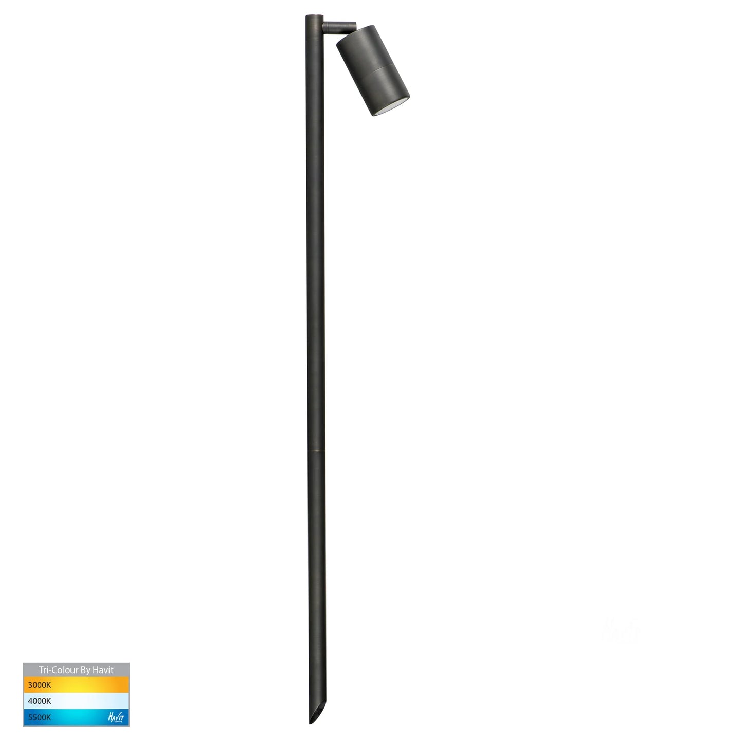 Single Adjustable Spike Spotlight - 1000mm