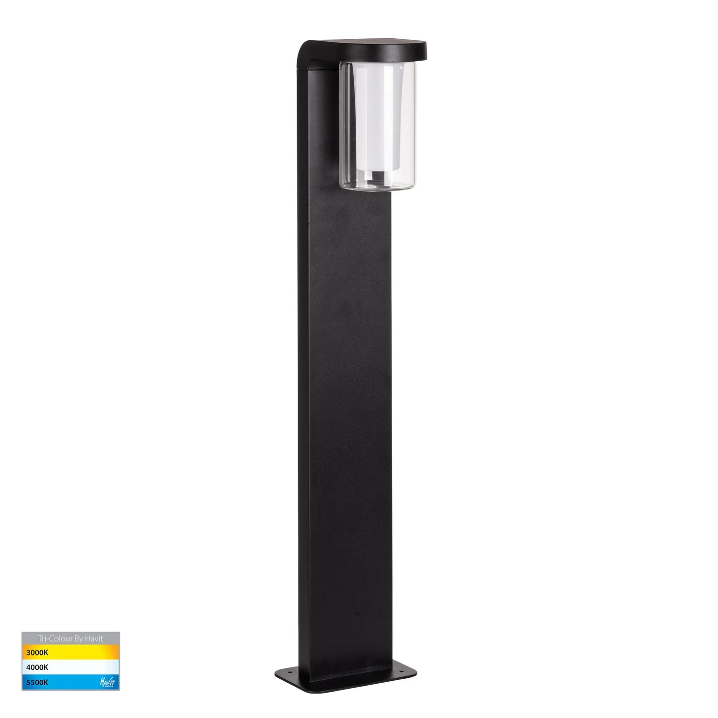 Black Bollard - 800mm 