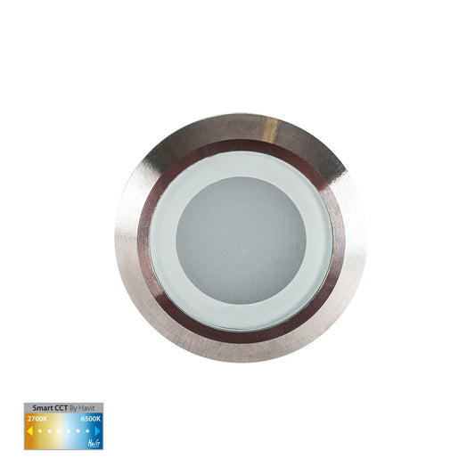Single Mini Deck Light CCT IP67 316 Stainless Steel