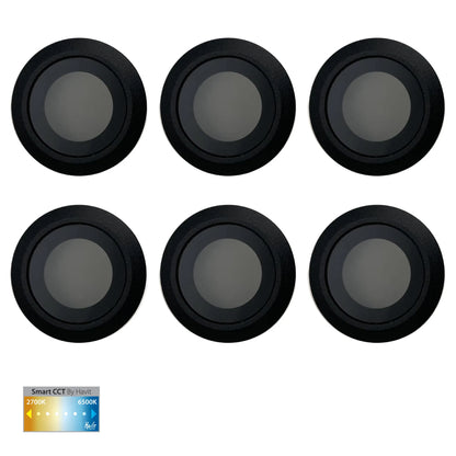 Mini Deck Light set of 6 CCT IP67 316 Stainless Steel