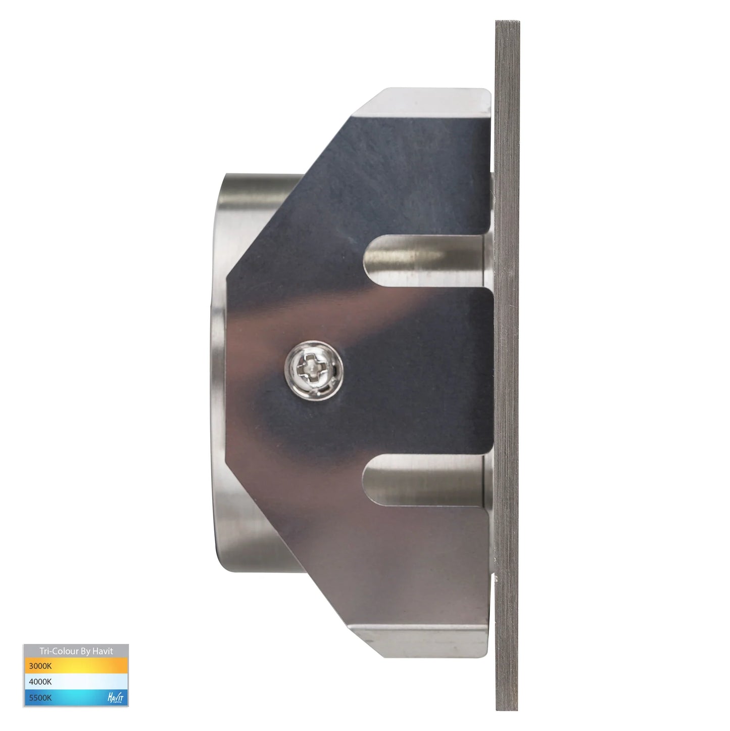Recessed Square Step Light Stainless Steel