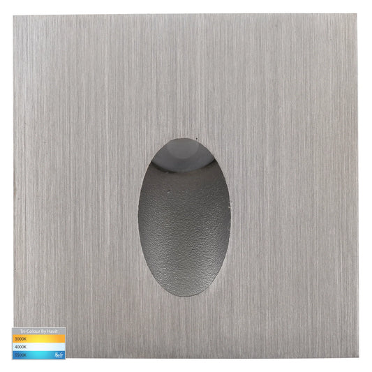 Recessed Square Step Light Stainless Steel