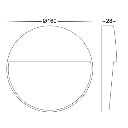 Square Surface Mounted Step Light