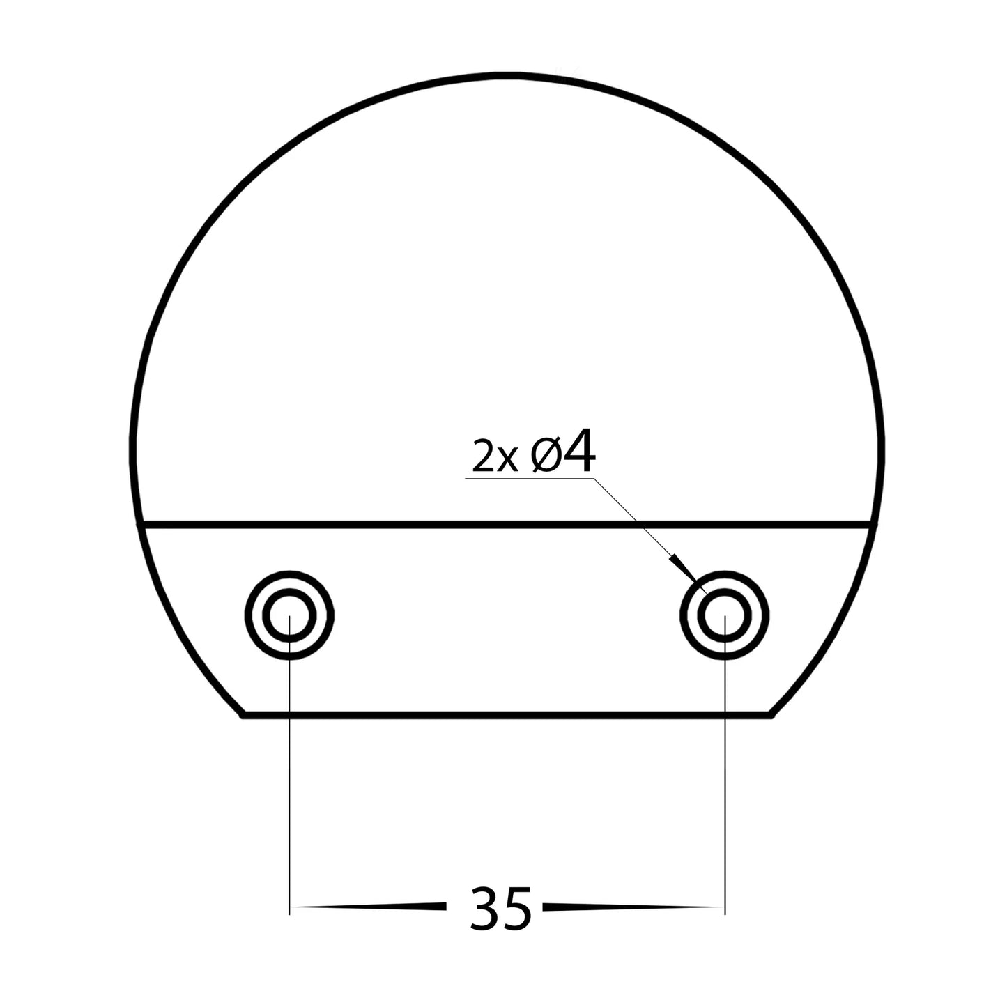 Occhio Surface mounted LED eyelid Step Lights