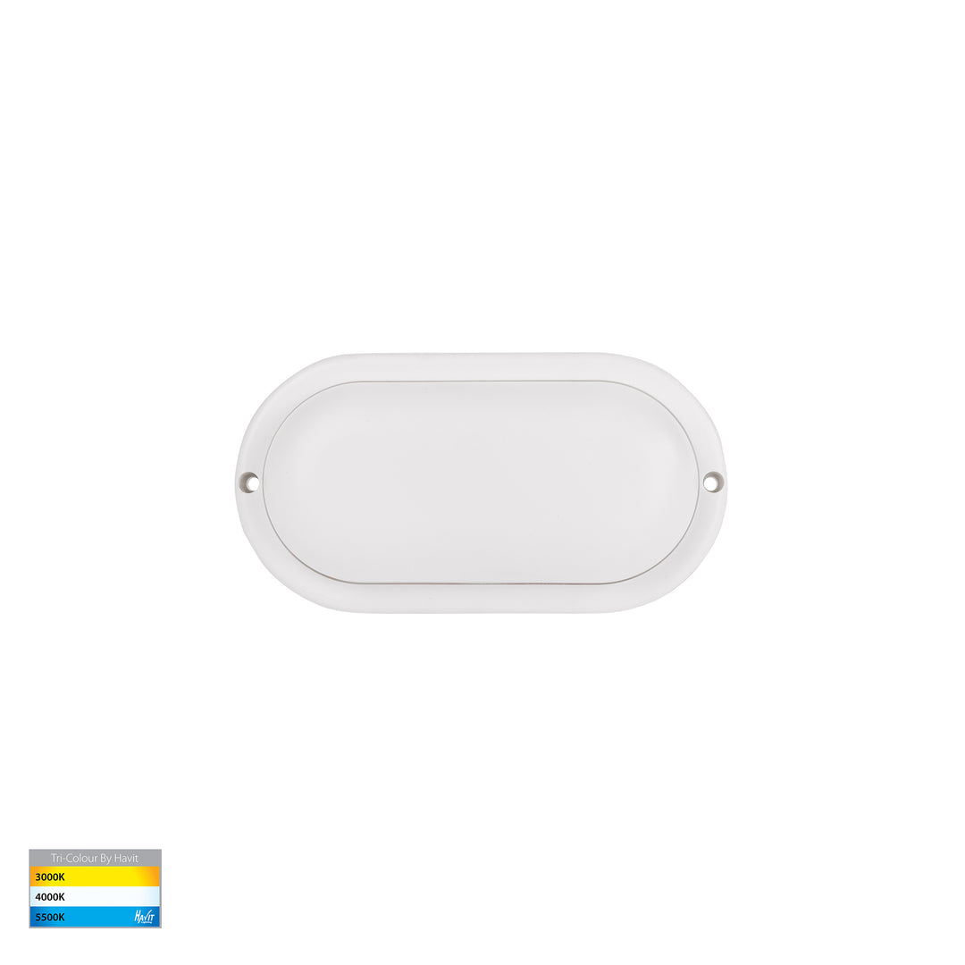 Muovi Polycarbonate Small Oval Bunker Light