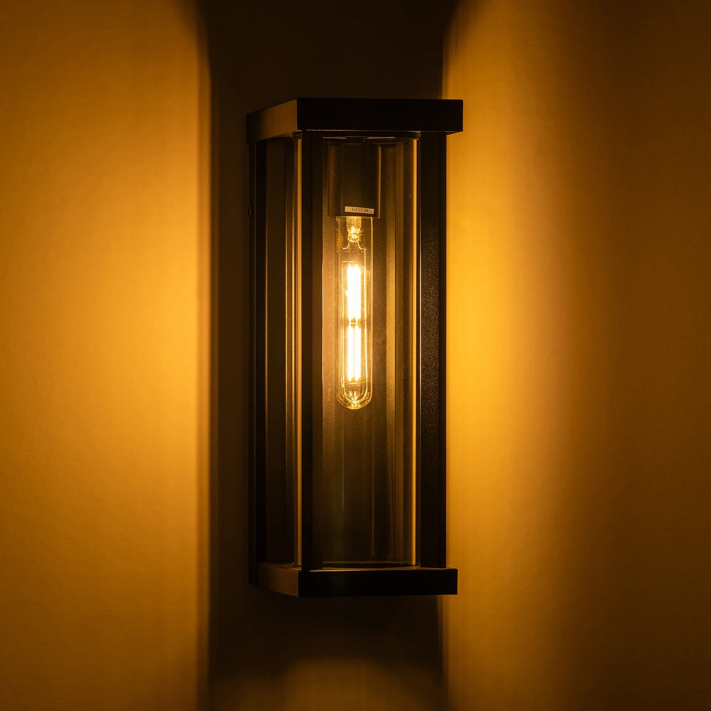 Nalia Galvanised Iron Black Wall Light