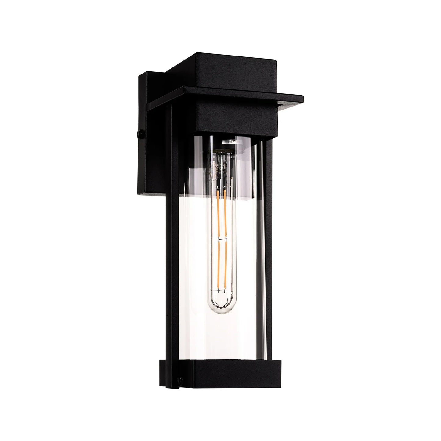 Ashton Galvanised Iron Black Wall Light