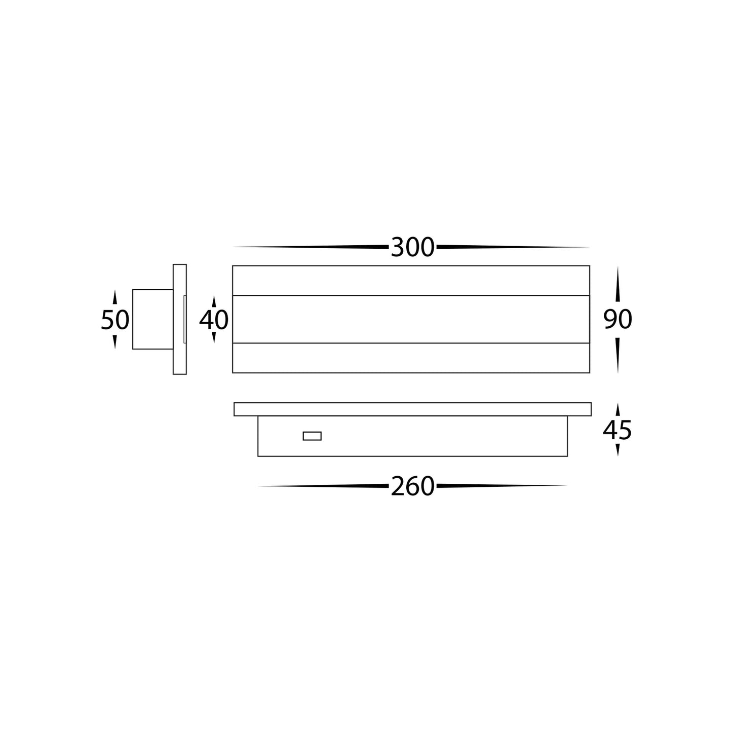 Barline Aluminium Wall Light