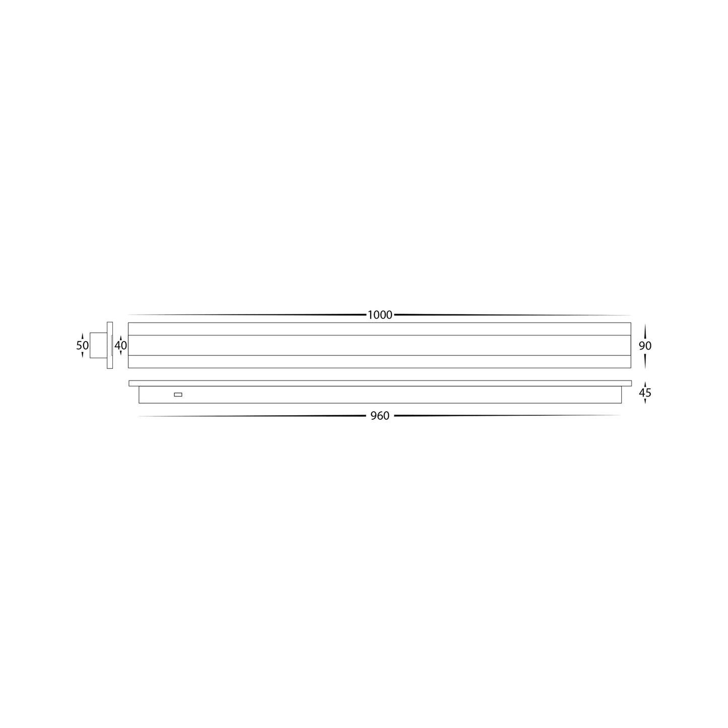 Barline Aluminium Wall Light