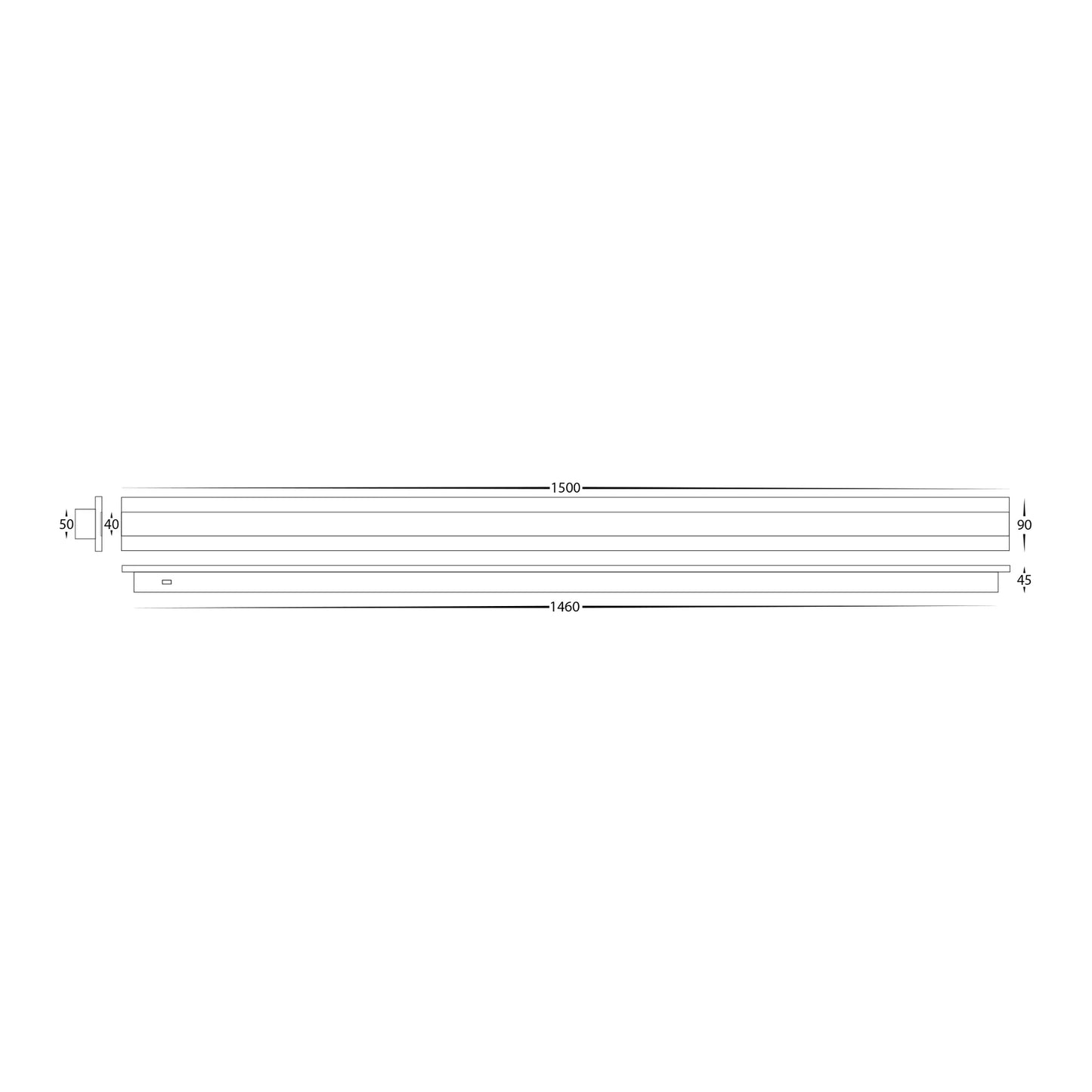 Barline Aluminium Wall Light