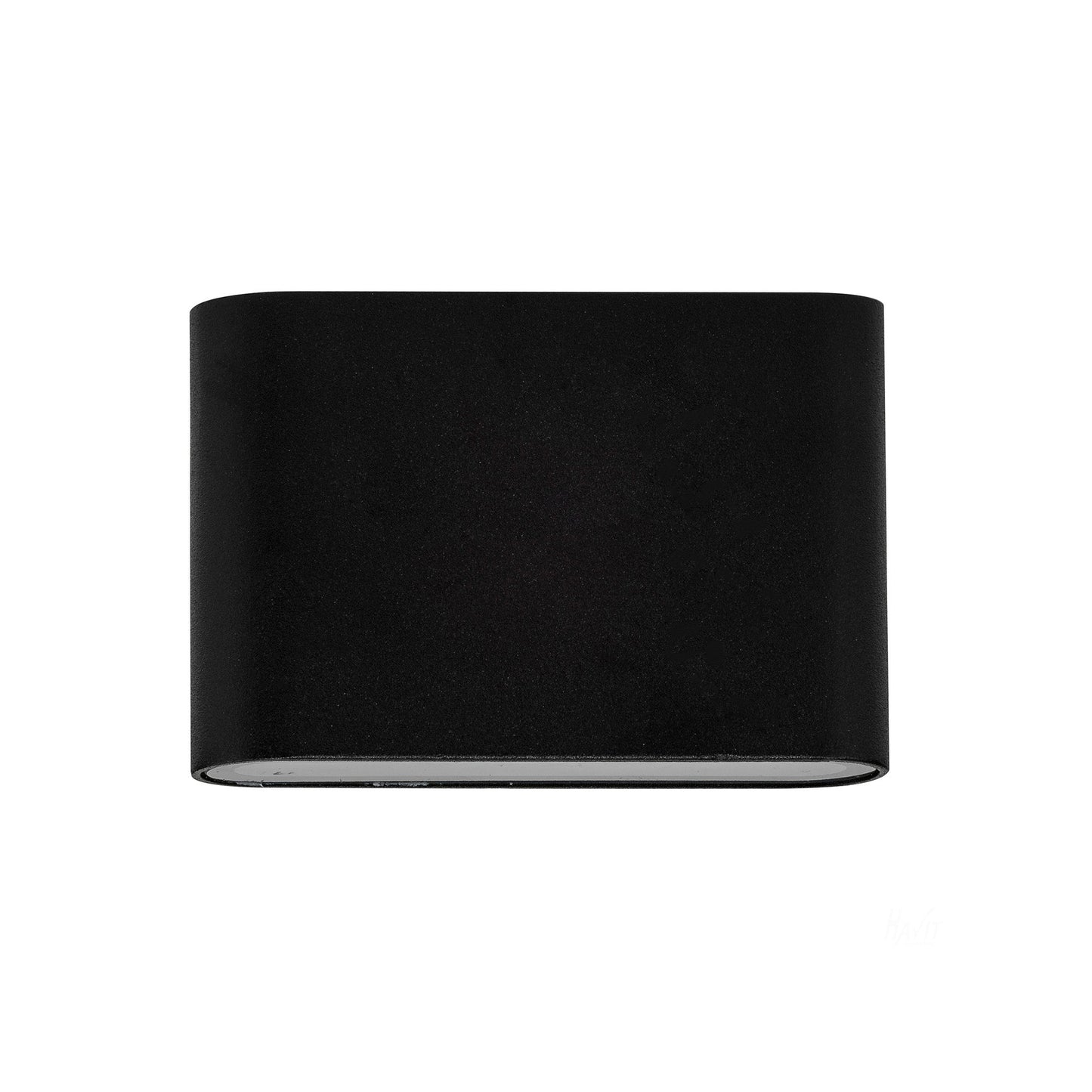 Surface Mounted Wall Light - Black Fixed Down