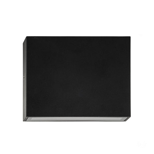 Surface Mounted Up & Down Wall Light Black 