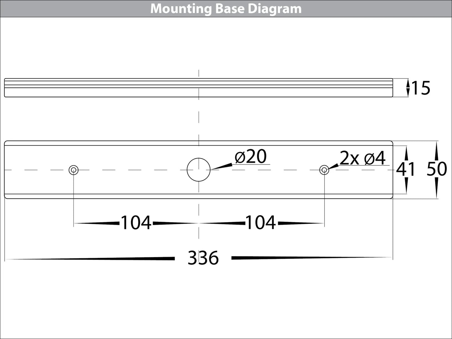 1/2/3/4  Light Bar HV4002t