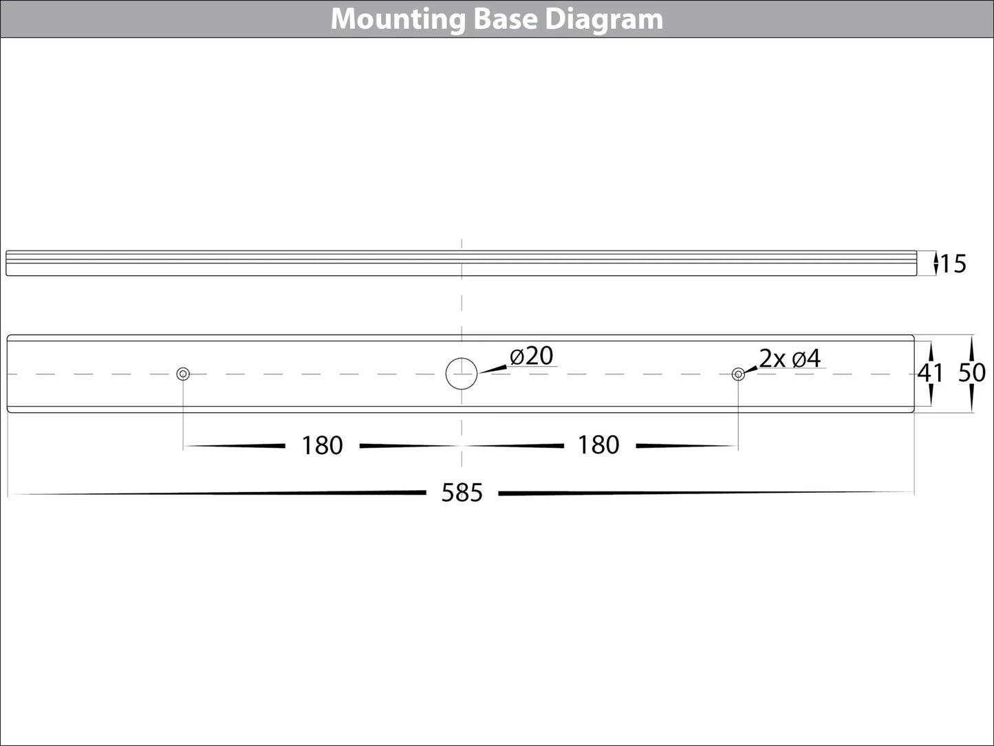 1/2/3/4 Light Bar HV4002t
