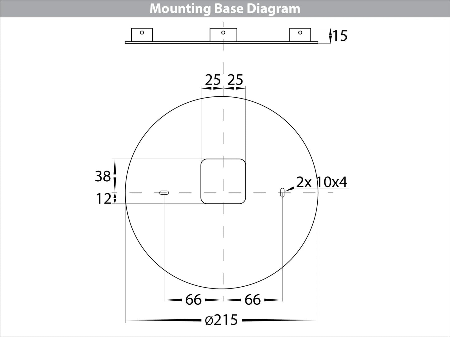 3 Light Round HV4002t Rnd