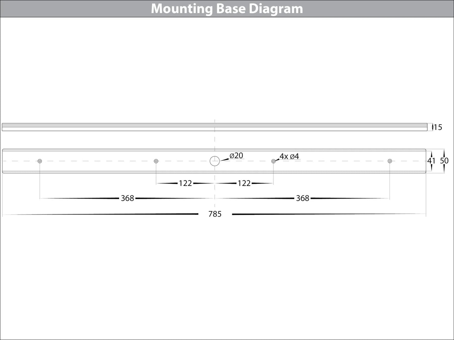 1/2/3/4 Light Bar HV4002t
