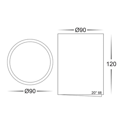 Surface Mounted Adjustable Round Downlight HV5813t