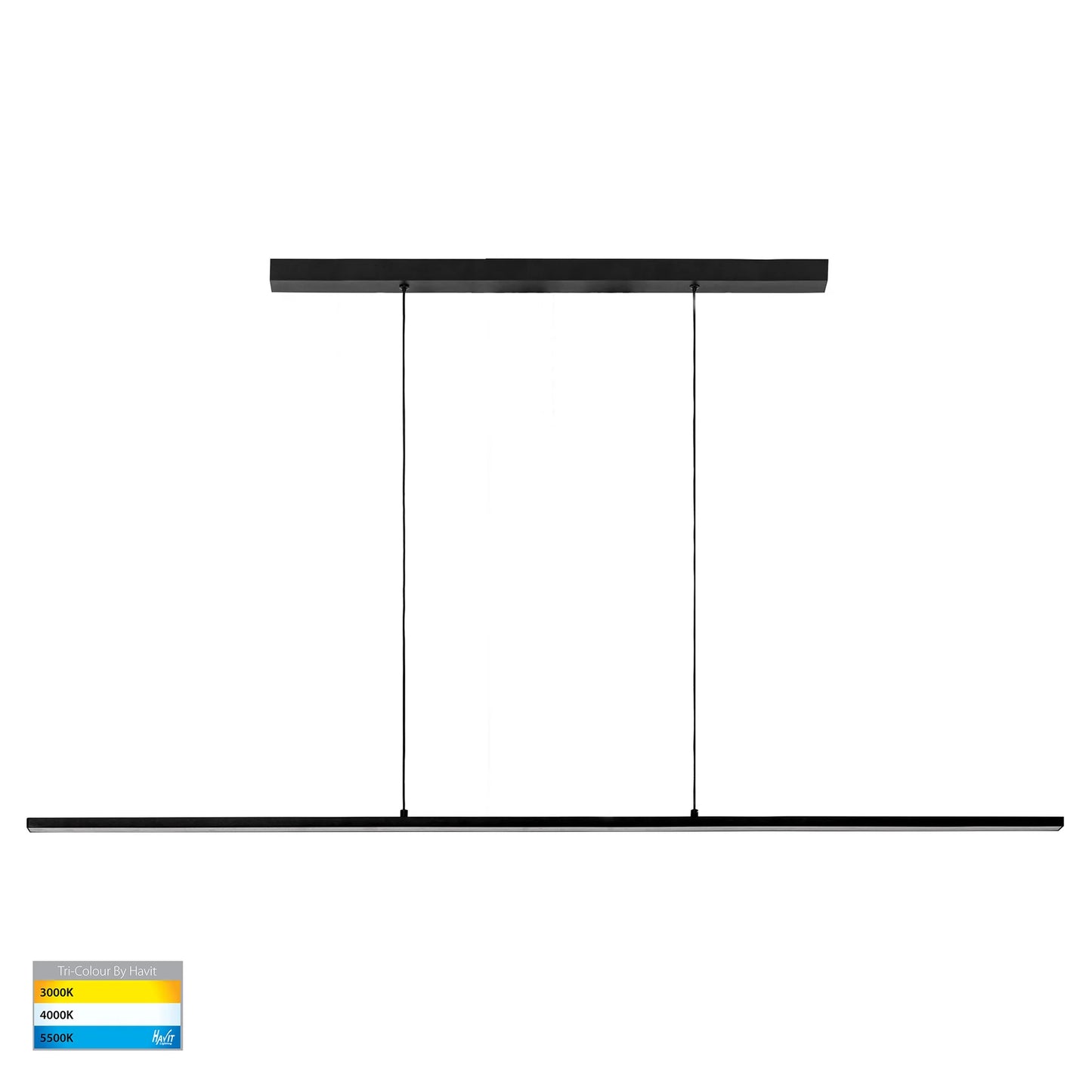 Proline Black 1200mm Aluminium Pendant