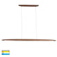 Noce Walnut Timber Linear Pendant