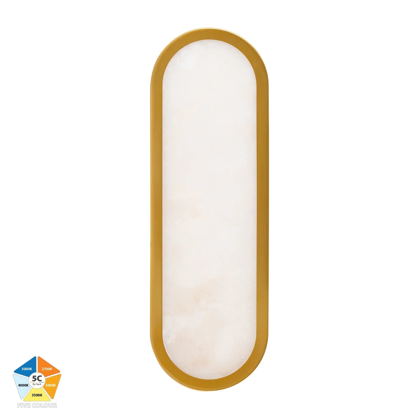Auster with Alabaster Glass Wall Light