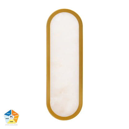Auster with Alabaster Glass Wall Light