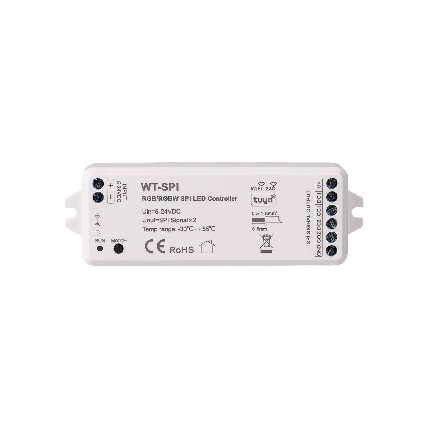 2 Channel SPI WIFI + RF Controller - 5-24v DC