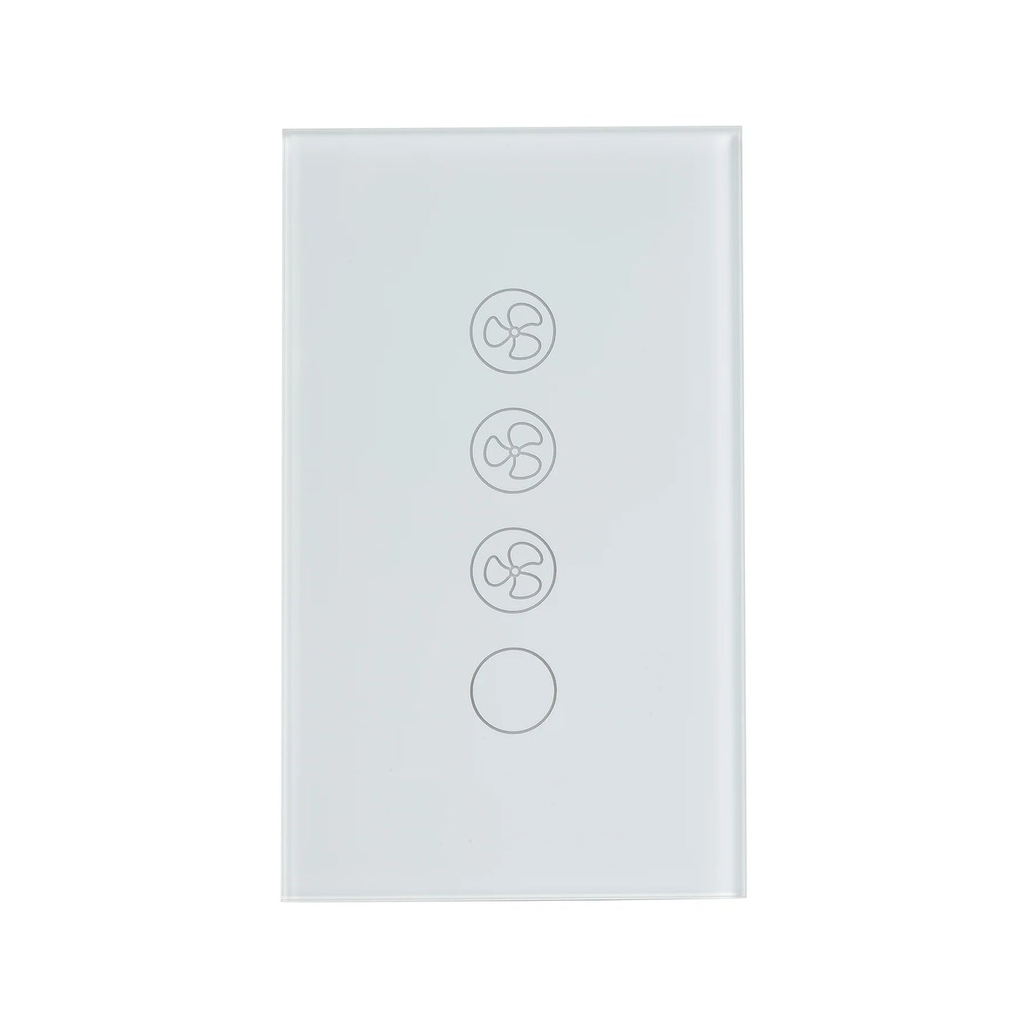 White Wifi Fan with Light Controller
