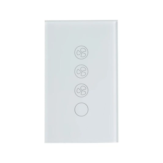 White Wifi Fan with Light Controller
