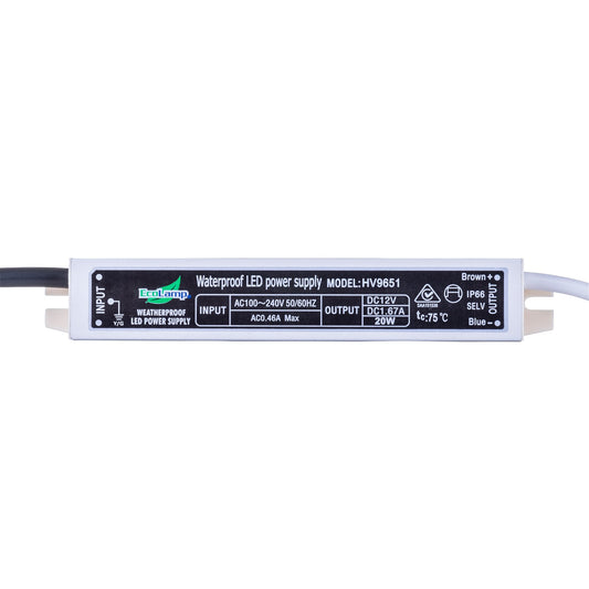 12v DC IP66 Weatherproof LED Driver