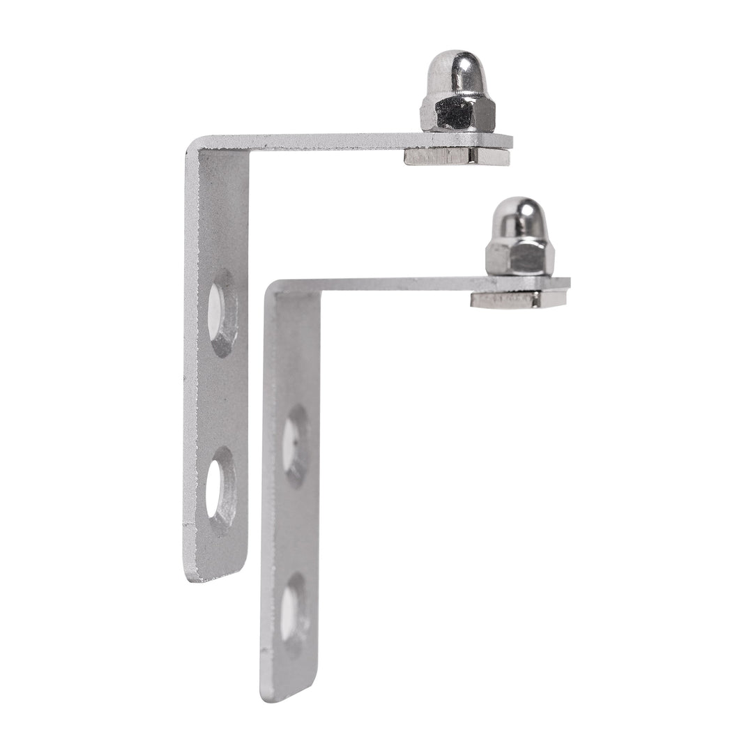 Silver Wall Mounted Bracket to suit Aluminium Profile