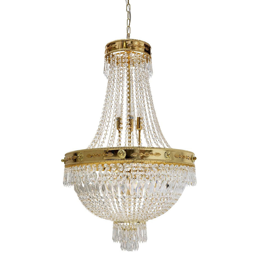 Impero 12 Light Crystal Chandelier