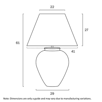 Jamie Ceramic Table Lamp