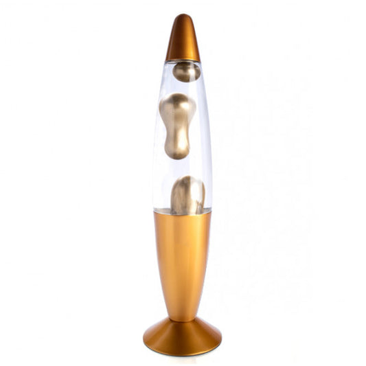 Gold Metallic Magma Motion Lamp