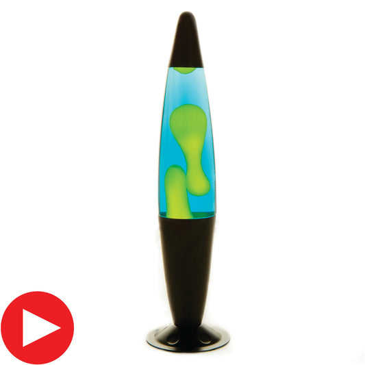 Peace Motion Lamp - Black, Yellow & Blue