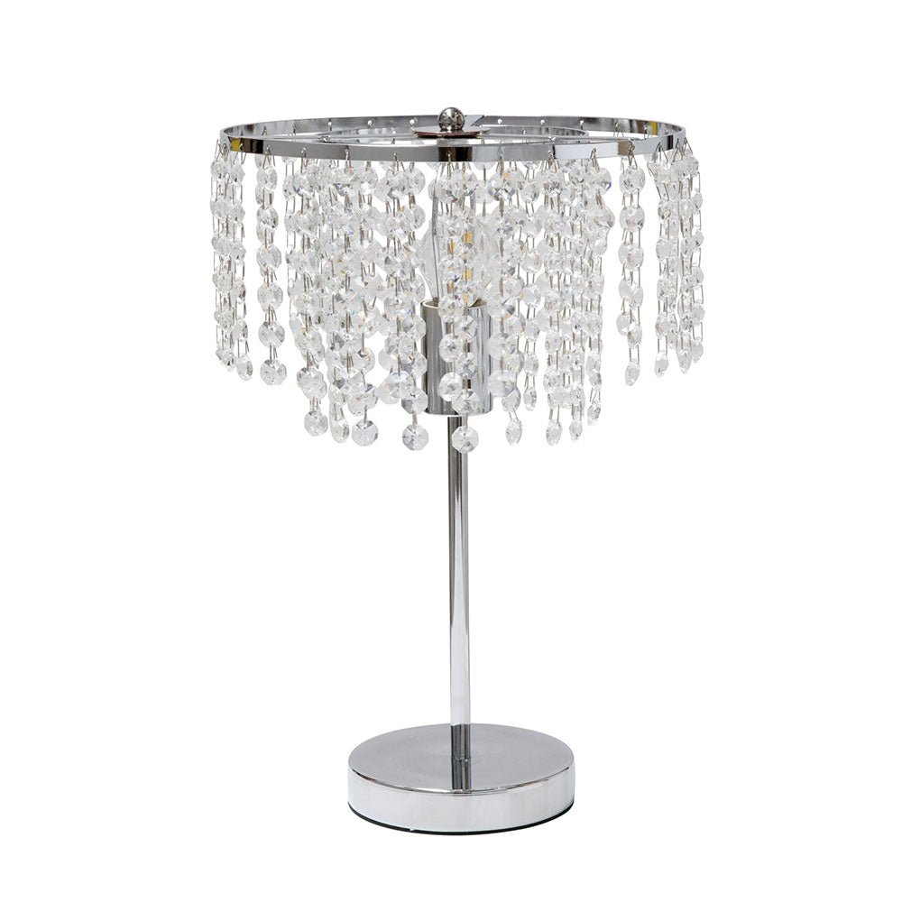 Crystal 1 Light Table Lamp