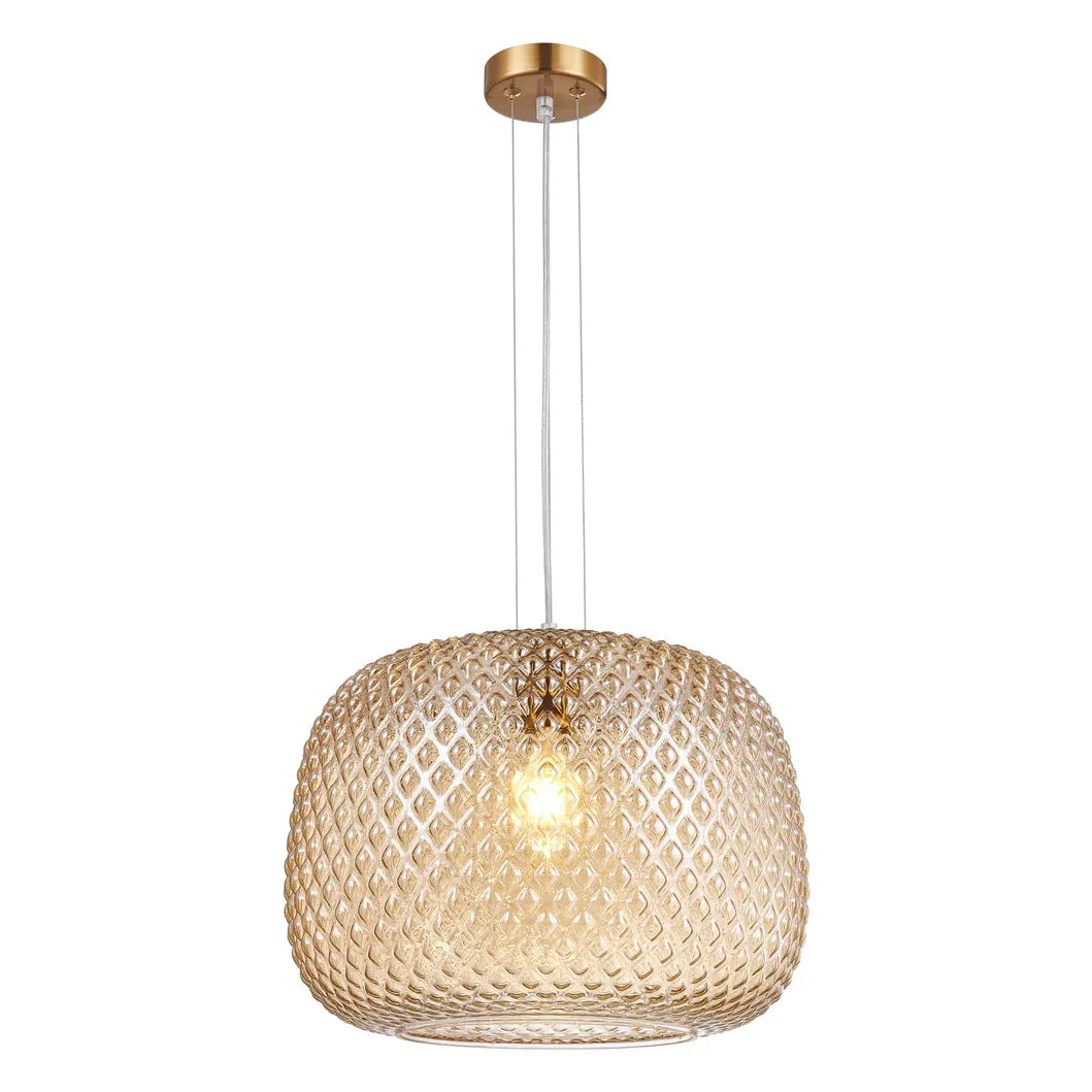 LABU: Interior Dome Glass with Segments Pendant Lights