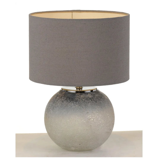 Lara Table Lamp 25we27max D:280 H:390 Cable:2m Line Switch Grey/White