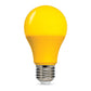 LED Globe - A60 5W - Insect Lamp - Yellow finish