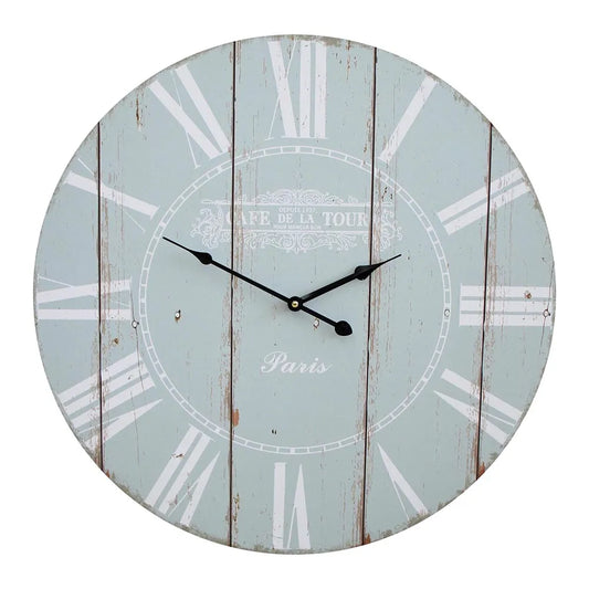 Cafe 58cm Sage Clock