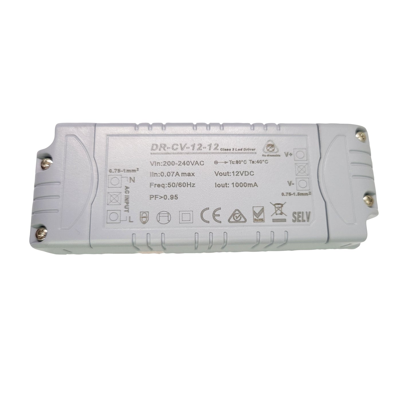 Led Driver 12V 12W Max Constant Voltage Magro
