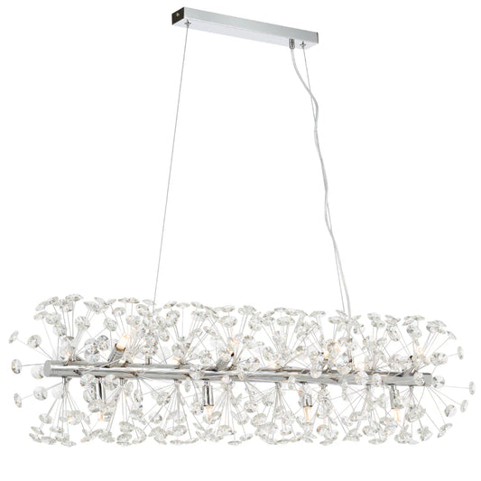 Lerida 12 Light Rectangular Pendant