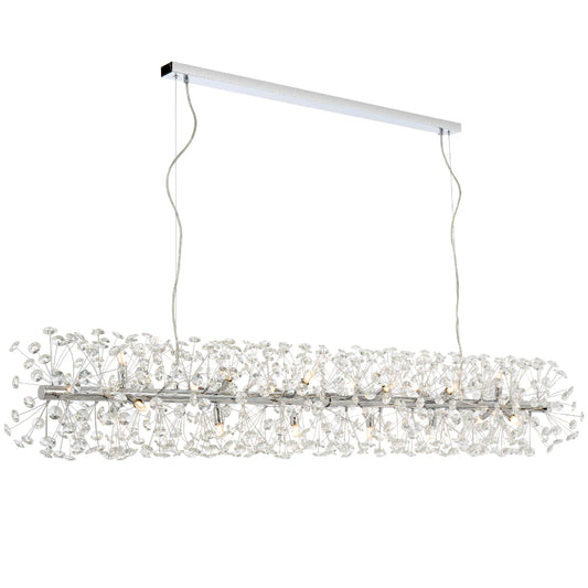 Lerida 18 Light Rectangular Pendant