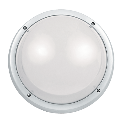 Round Plain E27 Polycarbonate Bulkhead