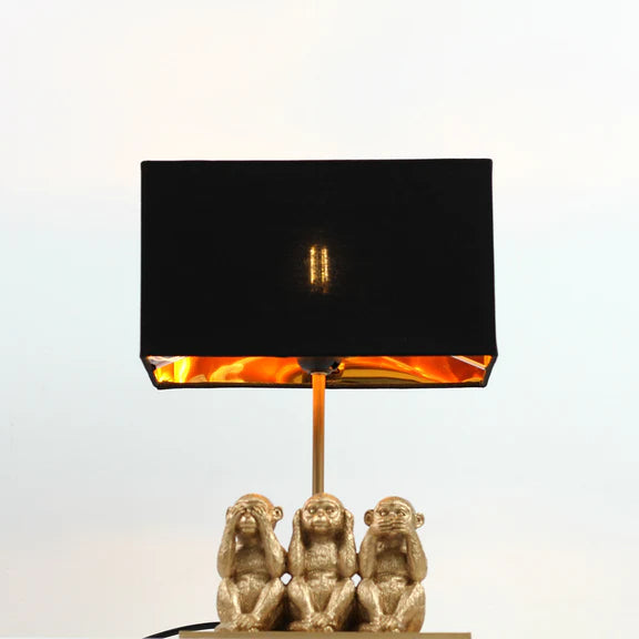 Three Wise Monkeys Table Lamp