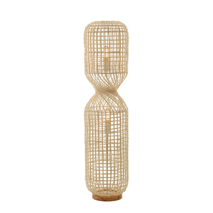 Twirla Rattan Floor Lamp - Small
