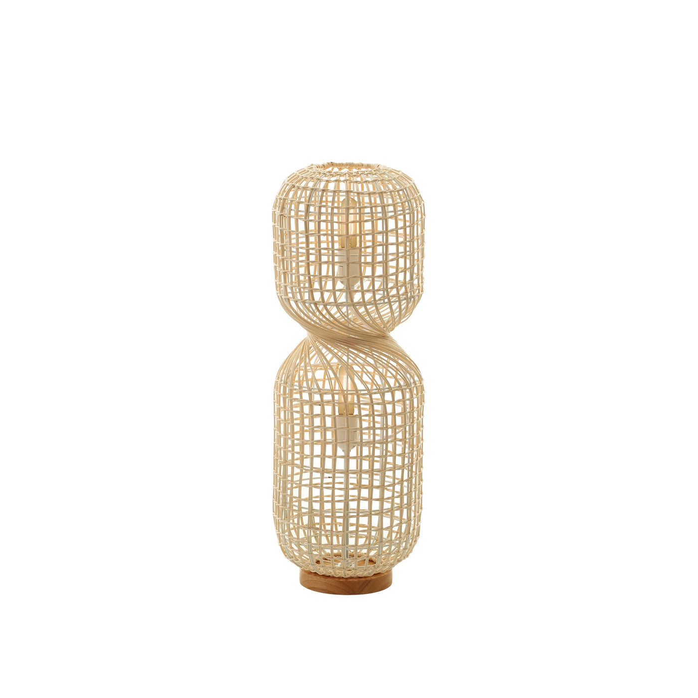 Twirla Rattan Floor Lamp - Small