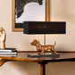 Dachshund Elegance Table Lamp - Gold