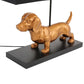 Dachshund Elegance Table Lamp - Gold