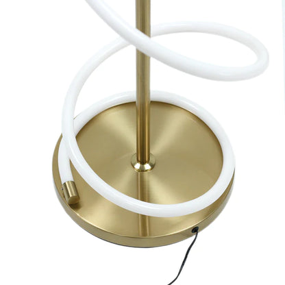 Lyona Gold LED Floor Lamp
