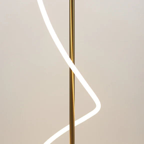 Lyona Gold LED Floor Lamp